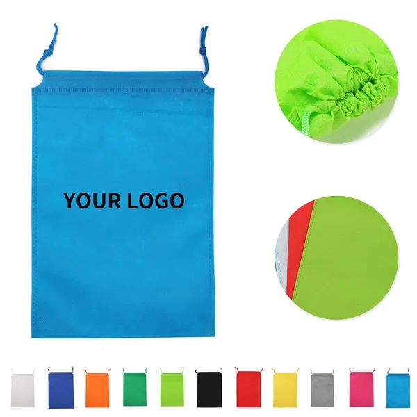 Non Woven Drawstring Bag 15.8 x 19.7 Inch - Non Woven Drawstring Bag 15.8 x 19.7 Inch - Image 0 of 12