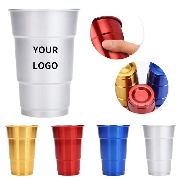 Sixteen Ounce Aluminum Drinking Cup - Sixteen Ounce Aluminum Drinking Cup - Image 0 of 5