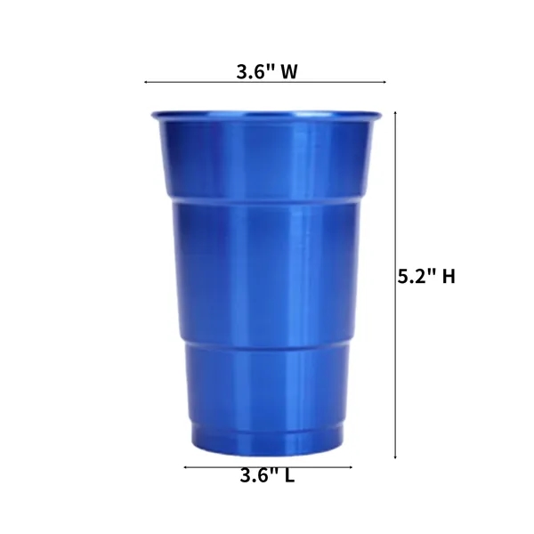 Sixteen Ounce Aluminum Drinking Cup - Sixteen Ounce Aluminum Drinking Cup - Image 2 of 5