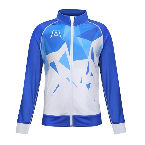 Athletic Full Zip Raglan Training Jacket (Full Color) - Athletic Full Zip Raglan Training Jacket (Full Color) - Image 6 of 6