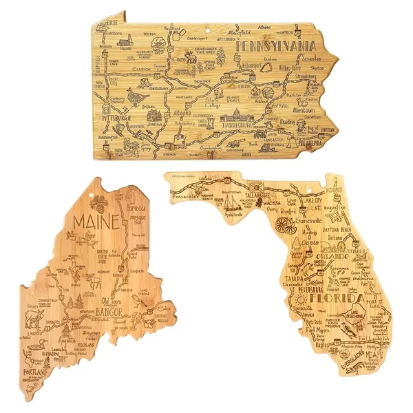 U.S. Destination Bamboo Cutting and Serving Boards