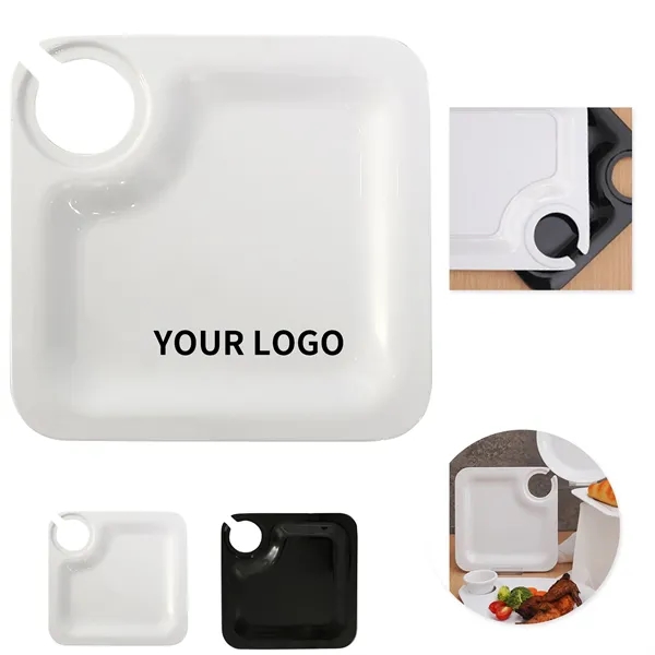 Party Snack Wine Holder Serving Tray - Party Snack Wine Holder Serving Tray - Image 0 of 3