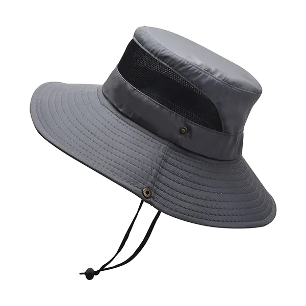 Wide Brim Uv Protection Sun Bucket Hat - Wide Brim Uv Protection Sun Bucket Hat - Image 3 of 21