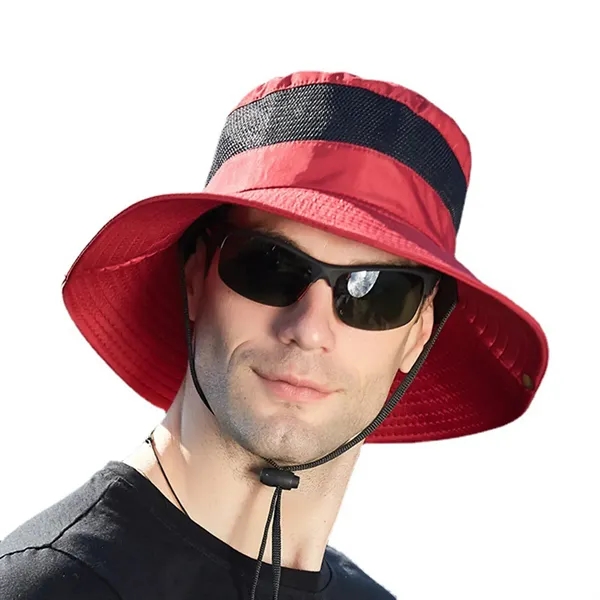 Wide Brim Uv Protection Sun Bucket Hat - Wide Brim Uv Protection Sun Bucket Hat - Image 19 of 21