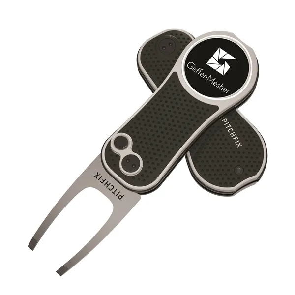 Pitchfix Hybrid Golf Divot Tool in Window Tin
