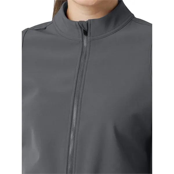 Wink- Layers - Women's Four-Pocket Soft Shell Scrub Jacket - Wink- Layers - Women's Four-Pocket Soft Shell Scrub Jacket - Image 5 of 6