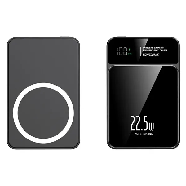 PD Magnetic Power Bank 10,000mAh w/ Display - PD Magnetic Power Bank 10,000mAh w/ Display - Image 7 of 12