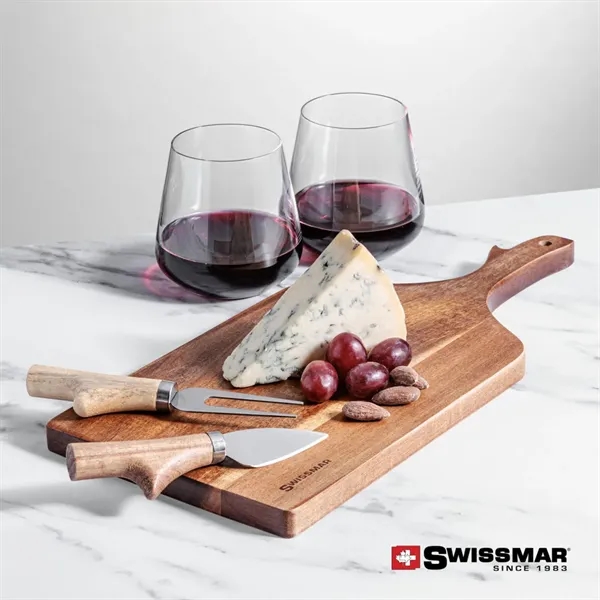 Swissmar® Paddle Board & 2 Breckland Stemless Wine - Swissmar® Paddle Board & 2 Breckland Stemless Wine - Image 1 of 1