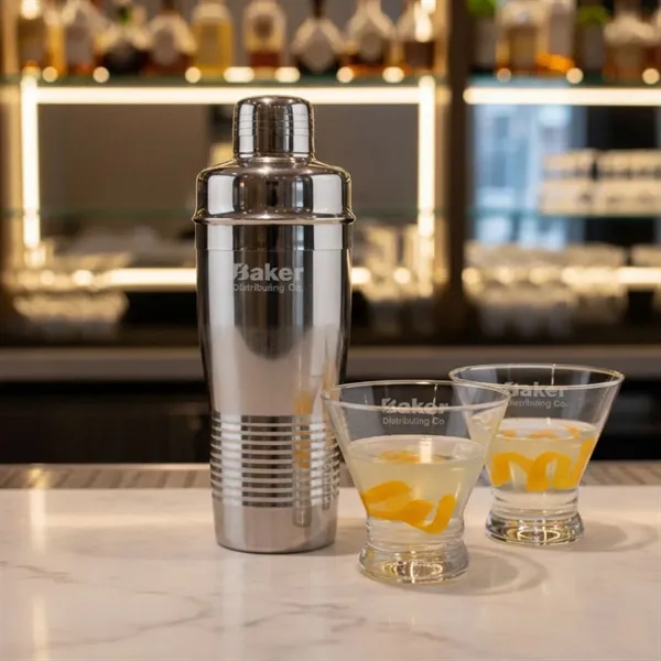 Genoa Shaker & Rideau Martini Set