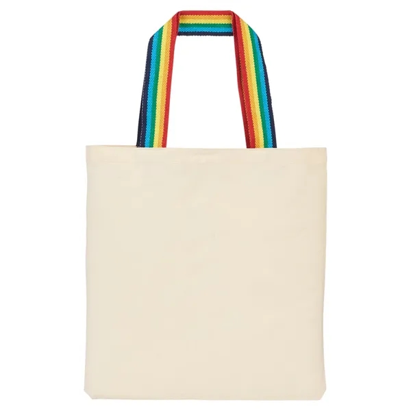 Rainbow Pride Recycled Cotton Tote Bag - Rainbow Pride Recycled Cotton Tote Bag - Image 2 of 5