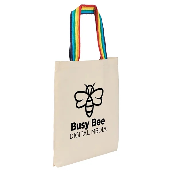 Rainbow Pride Recycled Cotton Tote Bag - Rainbow Pride Recycled Cotton Tote Bag - Image 5 of 5