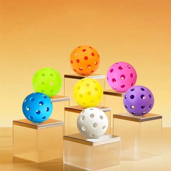 Durable TPE Pickleballs With 26 Or 40 Holes For Outdoor Play - Durable TPE Pickleballs With 26 Or 40 Holes For Outdoor Play - Image 3 of 3