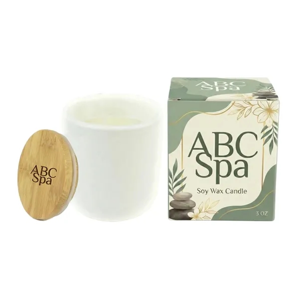 Zen Pod Soy Wax 3 oz Candle with Bamboo Lid - Zen Pod Soy Wax 3 oz Candle with Bamboo Lid - Image 1 of 8