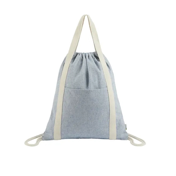 Renew II 9 oz. Recycled Cotton Drawstring Bag - Renew II 9 oz. Recycled Cotton Drawstring Bag - Image 16 of 18