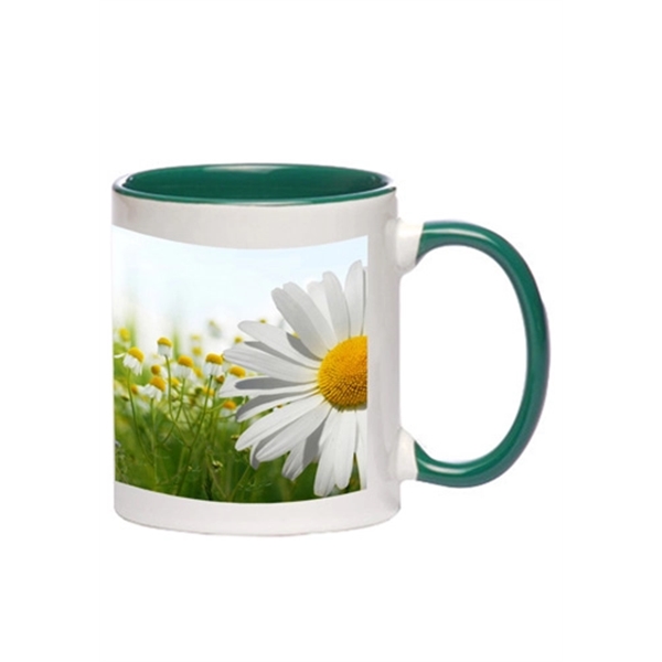 11 oz. Bright Two-Tone Sublimation Custom Mug - 11 oz. Bright Two-Tone Sublimation Custom Mug - Image 4 of 5