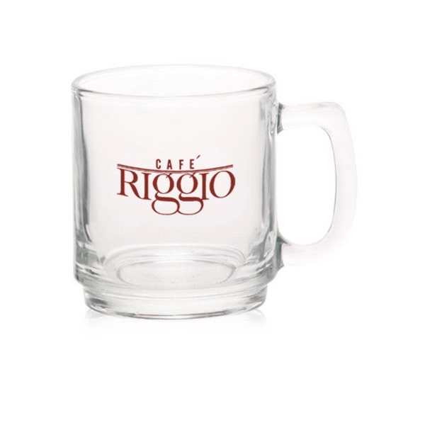 9 oz. Glass Coffee Mugs - 9 oz. Glass Coffee Mugs - Image 1 of 13