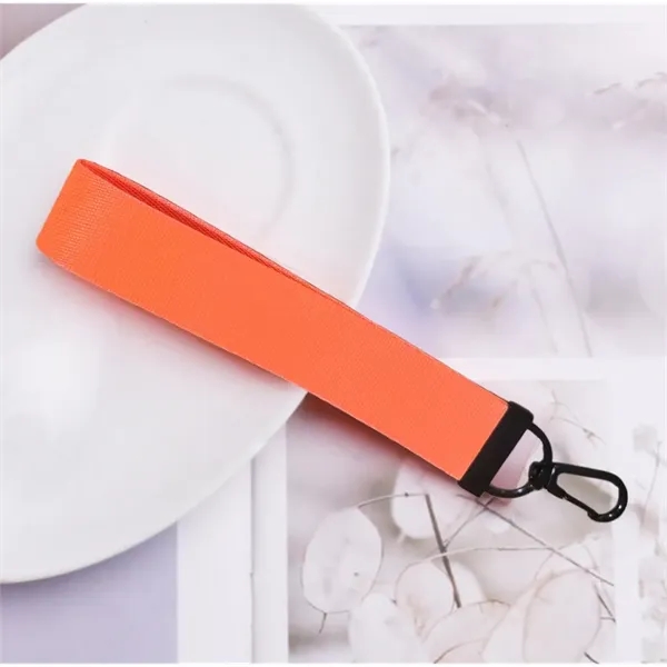 Nylon Wristlet Lanyard Keychain - Nylon Wristlet Lanyard Keychain - Image 11 of 13