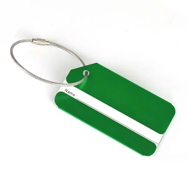Custom Aluminum Alloy Luggage Tags with Secure Wire Loop - Custom Aluminum Alloy Luggage Tags with Secure Wire Loop - Image 8 of 8