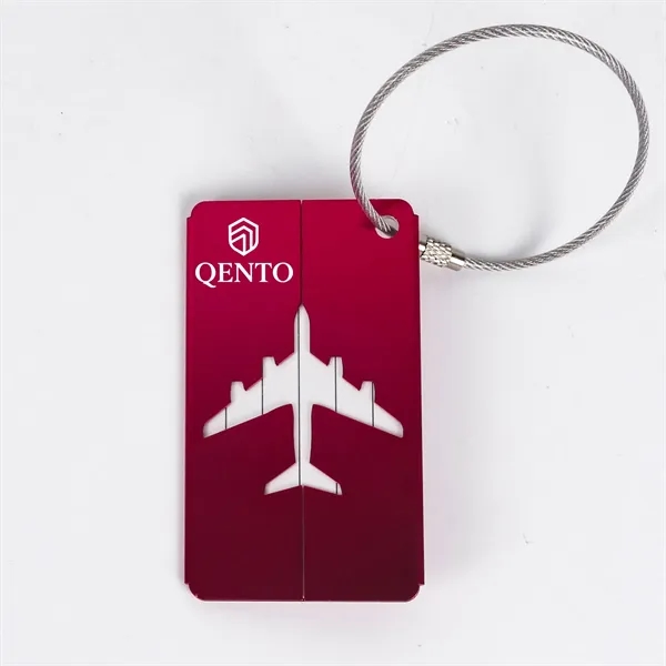 Custom Aluminum Alloy Luggage Tags with Secure Wire Loop - Custom Aluminum Alloy Luggage Tags with Secure Wire Loop - Image 12 of 12