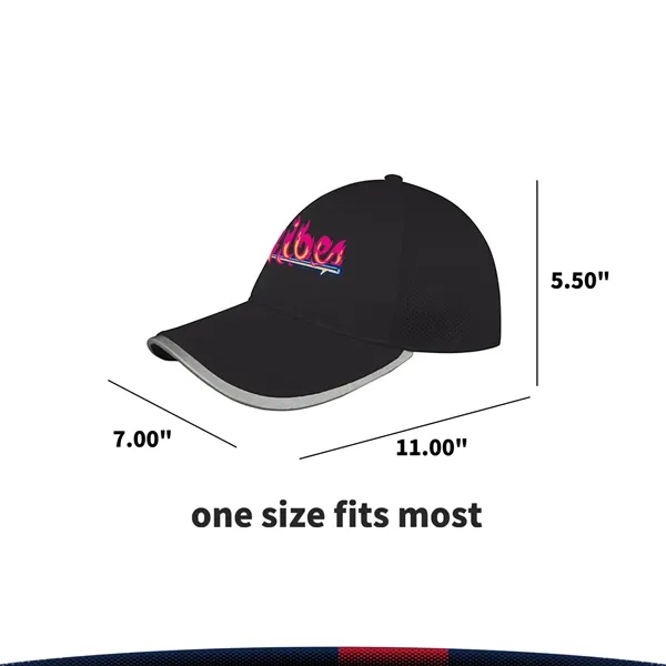 Qillburanne 3D Grid-Textured Cool & Dry Performance Cap - Qillburanne 3D Grid-Textured Cool & Dry Performance Cap - Image 2 of 8