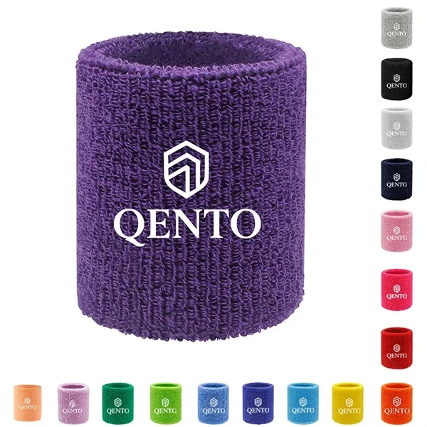 Custom Cotton Terry Sweat Wristband for Sports & Fitness - Custom Cotton Terry Sweat Wristband for Sports & Fitness - Image 0 of 8