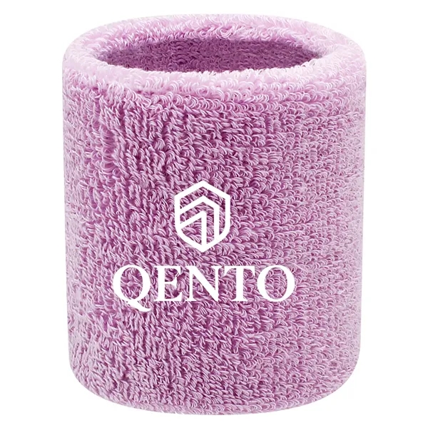 Custom Cotton Terry Sweat Wristband for Sports & Fitness - Custom Cotton Terry Sweat Wristband for Sports & Fitness - Image 1 of 8