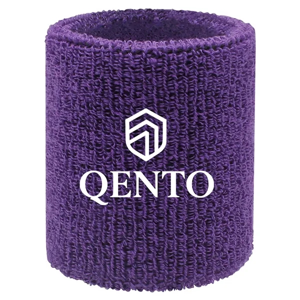 Custom Cotton Terry Sweat Wristband for Sports & Fitness - Custom Cotton Terry Sweat Wristband for Sports & Fitness - Image 2 of 8