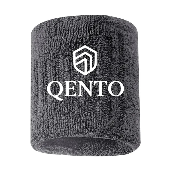 Custom Cotton Terry Sweat Wristband for Sports & Fitness - Custom Cotton Terry Sweat Wristband for Sports & Fitness - Image 7 of 8