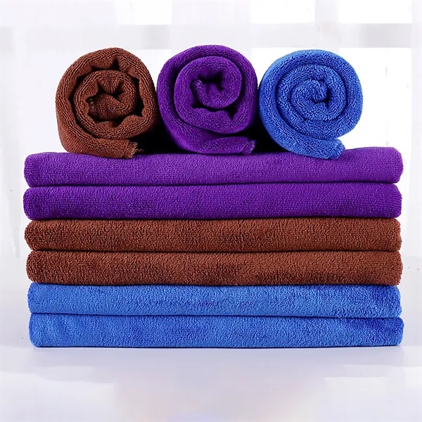 Cotton Velour Beach Towel Custom Logo & Branding - Cotton Velour Beach Towel Custom Logo & Branding - Image 1 of 9