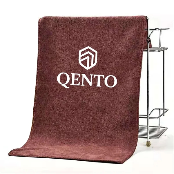 Cotton Velour Beach Towel Custom Logo & Branding - Cotton Velour Beach Towel Custom Logo & Branding - Image 3 of 9