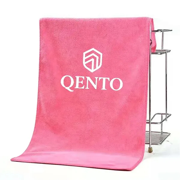 Cotton Velour Beach Towel Custom Logo & Branding - Cotton Velour Beach Towel Custom Logo & Branding - Image 5 of 9