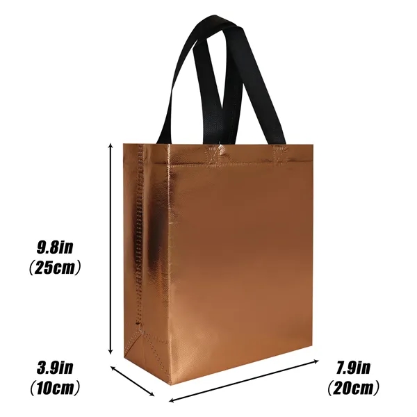 Laser Laminate Non-Woven Tote Bag with Reinforced Handles - Laser Laminate Non-Woven Tote Bag with Reinforced Handles - Image 4 of 7