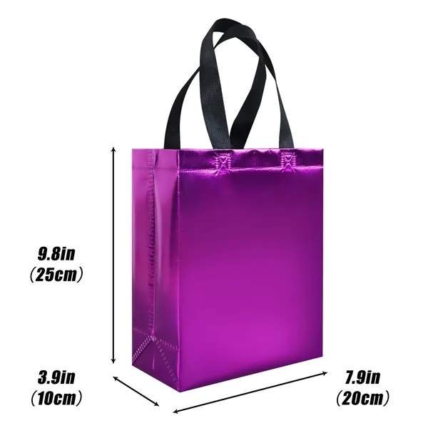 Laser Laminate Non-Woven Tote Bag with Reinforced Handles - Laser Laminate Non-Woven Tote Bag with Reinforced Handles - Image 5 of 7