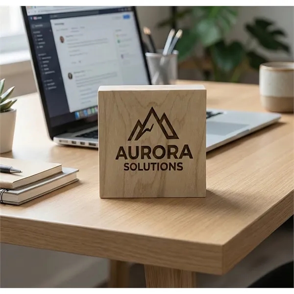 Solid Custom Engraved Display Block-Small Square - Solid Custom Engraved Display Block-Small Square - Image 0 of 3