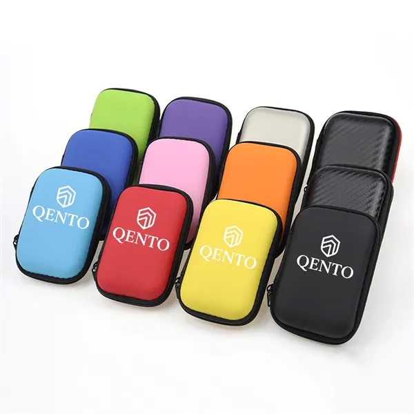 Portable Data Cable Storage Bag for Cables, Headphones & Dev - Portable Data Cable Storage Bag for Cables, Headphones & Dev - Image 0 of 6