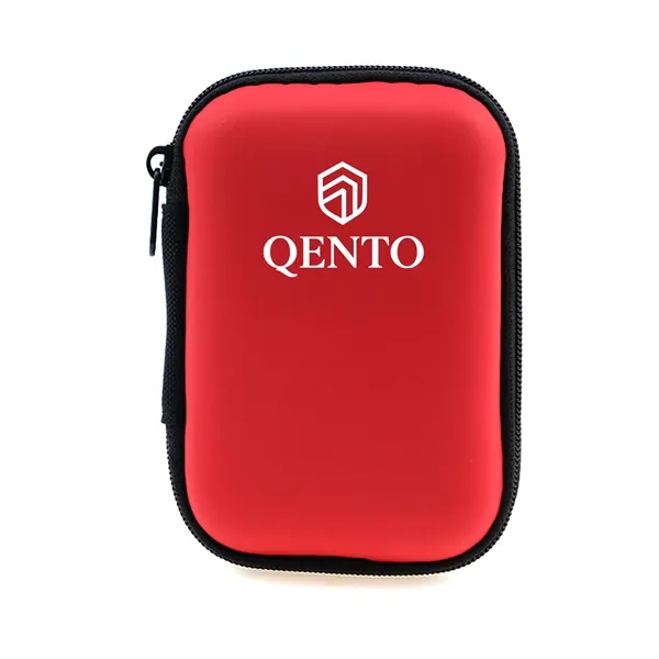 Portable Data Cable Storage Bag for Cables, Headphones & Dev - Portable Data Cable Storage Bag for Cables, Headphones & Dev - Image 2 of 6