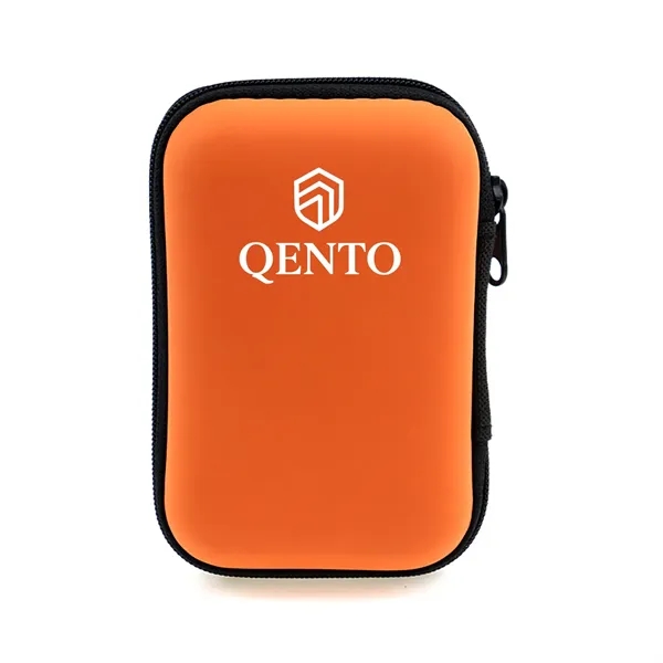 Portable Data Cable Storage Bag for Cables, Headphones & Dev - Portable Data Cable Storage Bag for Cables, Headphones & Dev - Image 4 of 6