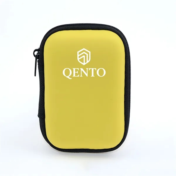 Portable Data Cable Storage Bag for Cables, Headphones & Dev - Portable Data Cable Storage Bag for Cables, Headphones & Dev - Image 6 of 6