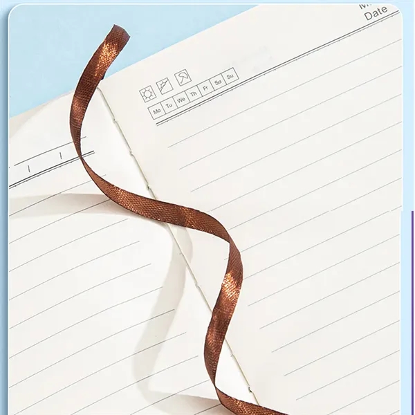 PU Leather Journal Notebook w/ Stylus Metal Ballpoint Pen - PU Leather Journal Notebook w/ Stylus Metal Ballpoint Pen - Image 4 of 7