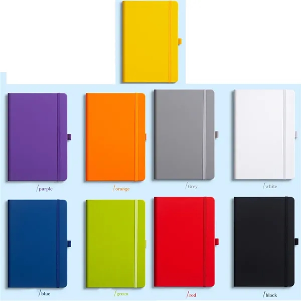 PU Leather Journal Notebook w/ Stylus Metal Ballpoint Pen - PU Leather Journal Notebook w/ Stylus Metal Ballpoint Pen - Image 5 of 7