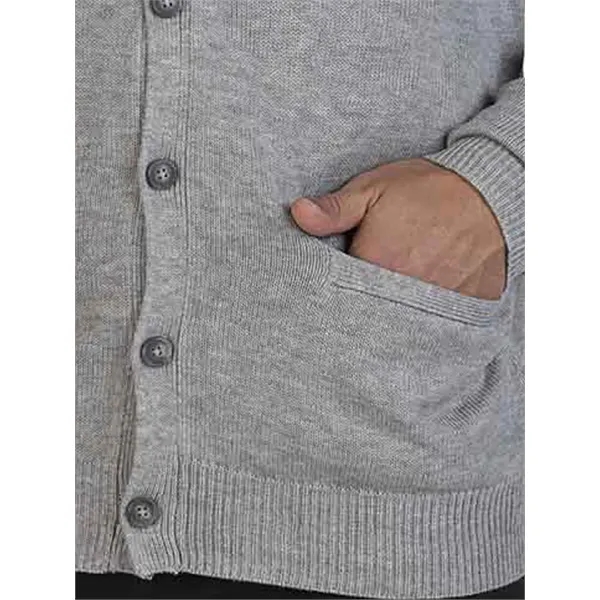 Edwards Garment - Unisex 2-Pocket Midweight Cardigan - Edwards Garment - Unisex 2-Pocket Midweight Cardigan - Image 5 of 8