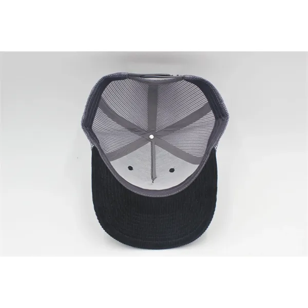 Corduroy 5 Panels Trucker Cap w/Rope - Corduroy 5 Panels Trucker Cap w/Rope - Image 4 of 31