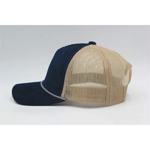Corduroy 5 Panels Trucker Cap w/Rope - Corduroy 5 Panels Trucker Cap w/Rope - Image 22 of 31