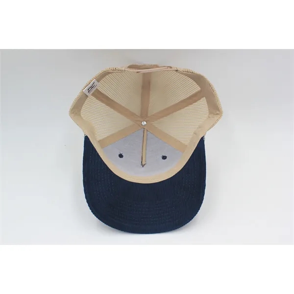 Corduroy 5 Panels Trucker Cap w/Rope - Corduroy 5 Panels Trucker Cap w/Rope - Image 24 of 31