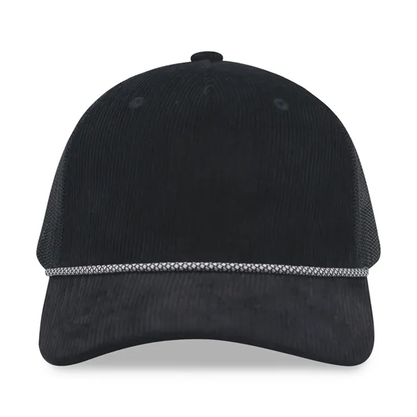 Corduroy 5 Panels Trucker Cap w/Rope - Corduroy 5 Panels Trucker Cap w/Rope - Image 28 of 31