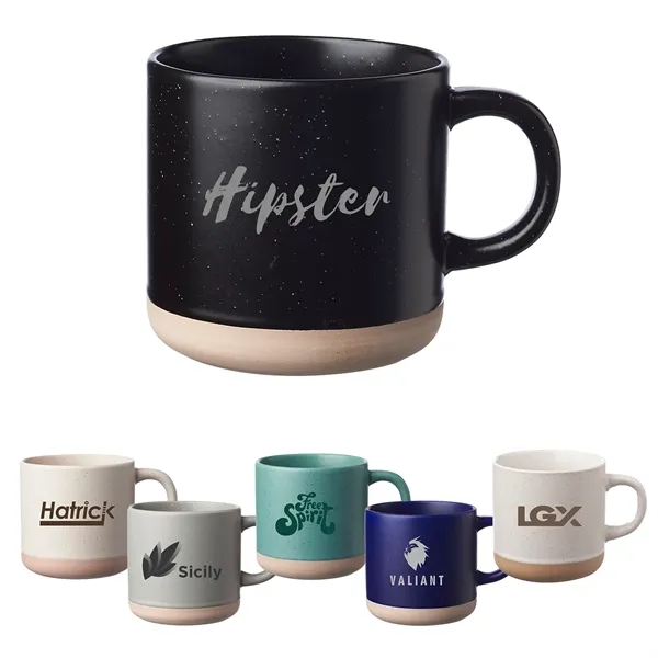 11 Oz. Cozy Speckled Ceramic Beverage Mug. - 11 Oz. Cozy Speckled Ceramic Beverage Mug. - Image 6 of 7