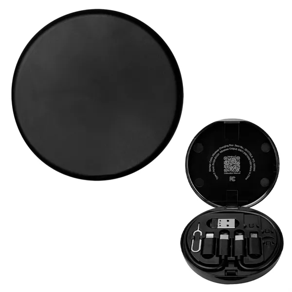 Charging Cord & Adapter Set In Wireless Charging Case - Charging Cord & Adapter Set In Wireless Charging Case - Image 2 of 10