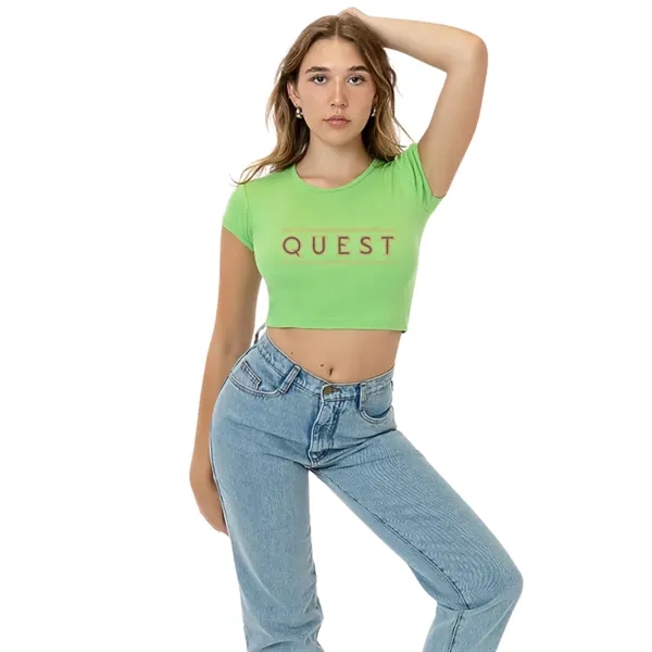 Cap Sleeve Baby Rib Crop Top - Cap Sleeve Baby Rib Crop Top - Image 0 of 21
