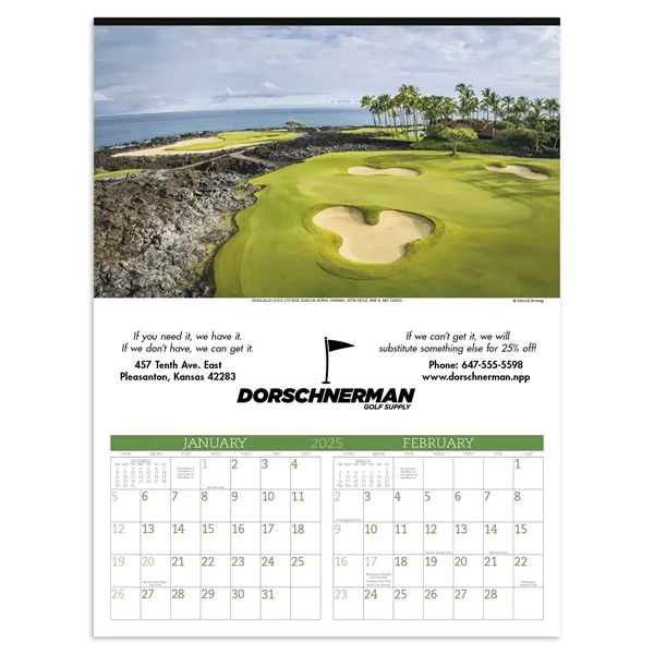 Triumph® Calendars Executive Golf Calendar - Triumph® Calendars Executive Golf Calendar - Image 0 of 14