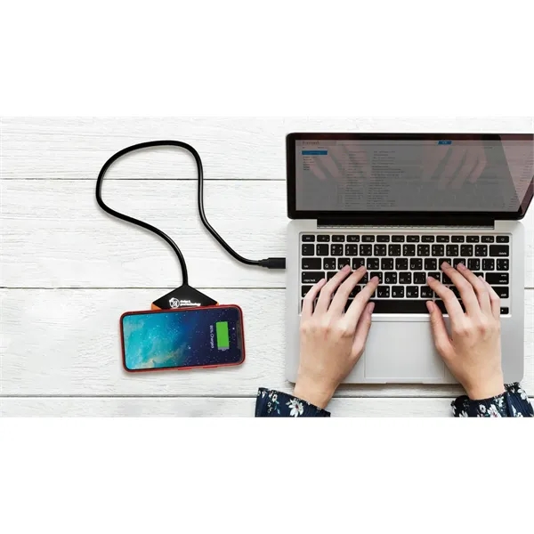 SCX Innovative Design™ Bamboo 10W Hexa Wireless Charger - SCX Innovative Design™ Bamboo 10W Hexa Wireless Charger - Image 2 of 7